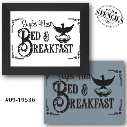 Eagles Nest Bed and Breakfast Stencil