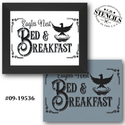 Eagles Nest Bed and Breakfast Stencil