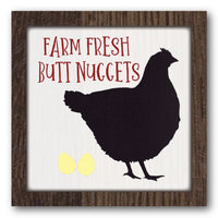 Farm Fresh Butt Nuggets Stencil