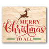 Merry Christmas to All Stencil