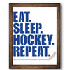 Eat Sleep Hockey Repeat Stencil