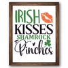 Irish Kisses Shamrock Pinches Stencil