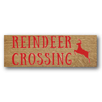 Reindeer Crossing Stencil