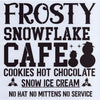 Frosty Snowflake Café Stencil