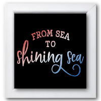 From Sea to Shining Sea Stencil