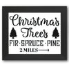 Christmas Trees Spruce Stencil