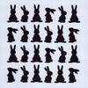 Bunny Background Stencil