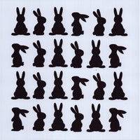 Bunny Background Stencil