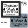 Christmas Trees Spruce Stencil