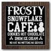 Frosty Snowflake Café Stencil