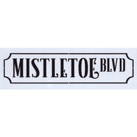 Mistletoe Blvd. Stencil