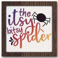 Itsy Bitsy Spider Stencil