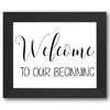 Welcome to Our Beginning Stencil