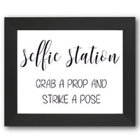 Selfie Station Stencil