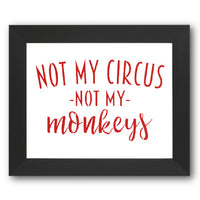 Not My Circus Stencil
