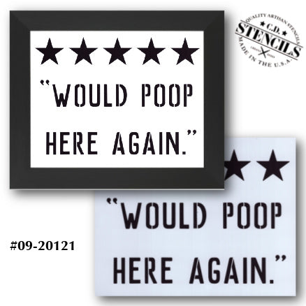 Five Stars Stencil