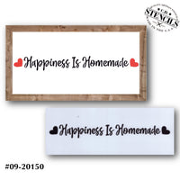 Happiness is Homemade Stencil