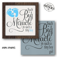 Big Miracle Stencil
