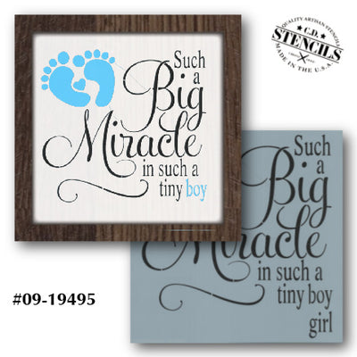 Big Miracle Stencil