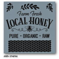 Deb Mishima's Local Honey Stencil
