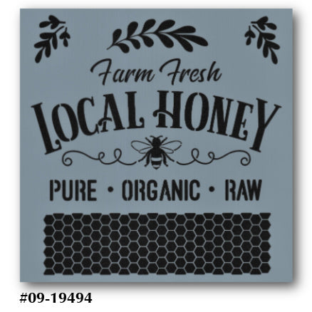Deb Mishima's Local Honey Stencil