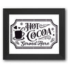 Hot Cocoa Served Here Stencil
