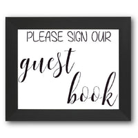 Guest Book Stencil