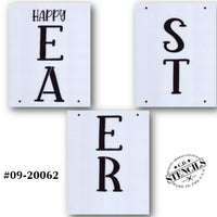 Porch Sign: Happy Easter Stencil
