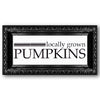 Locally Grown Pumpkins Stencil