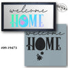 Welcome Home Floral Eggs Stencil