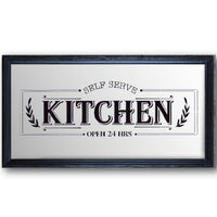 Self Serve Kitchen Stencil