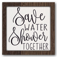 Save Water Stencil