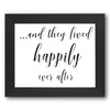 And They Lived Happily Ever After Stencil
