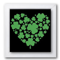 Shamrock Heart Stencil