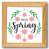 Hello Spring Floral Stencil