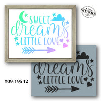 Sweet Dreams Little One Stencil