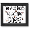Here to Pet the Dogs Stencil