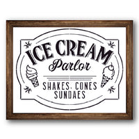 Ice Cream Parlor Stencil