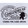 Old Fashioned Gingerbread Bakery Stencil