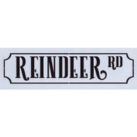 Reindeer Rd. Stencil