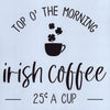 Irish Coffee Stencil