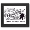 Old Fashioned Gingerbread Bakery Stencil