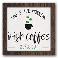 Irish Coffee Stencil