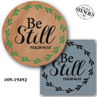 Be Still Stencil