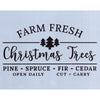 Farm Fresh Christmas Trees Open Daily Stencil