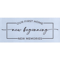 Our First Home Stencil