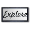 Simple Sayings:  Explore Script Stencil
