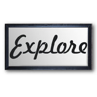 Simple Sayings:  Explore Script Stencil