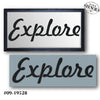 Simple Sayings:  Explore Script Stencil
