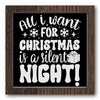 All I Want for Christmas is a Silent Night Stencil